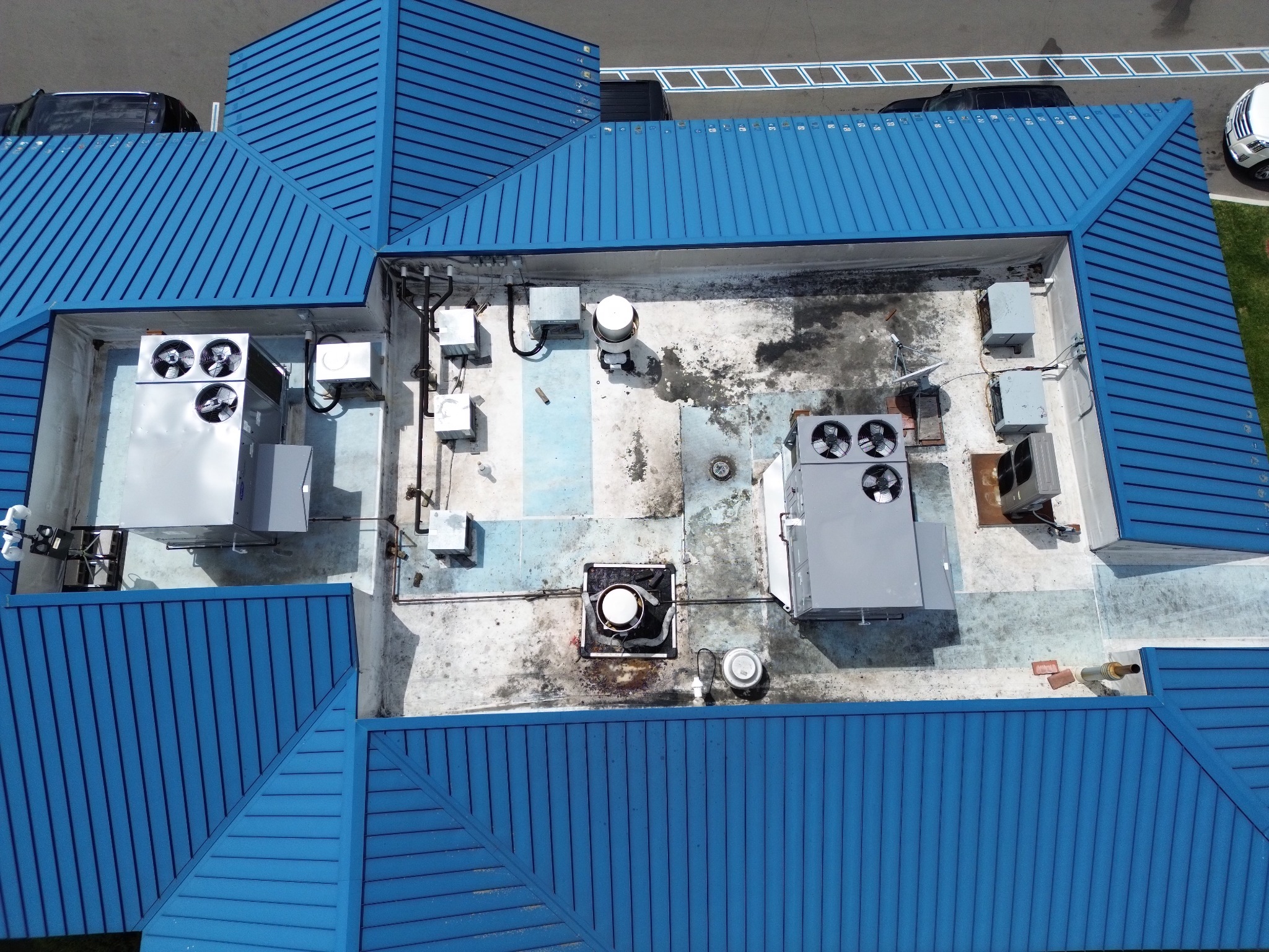 Commercial rooftop inspection